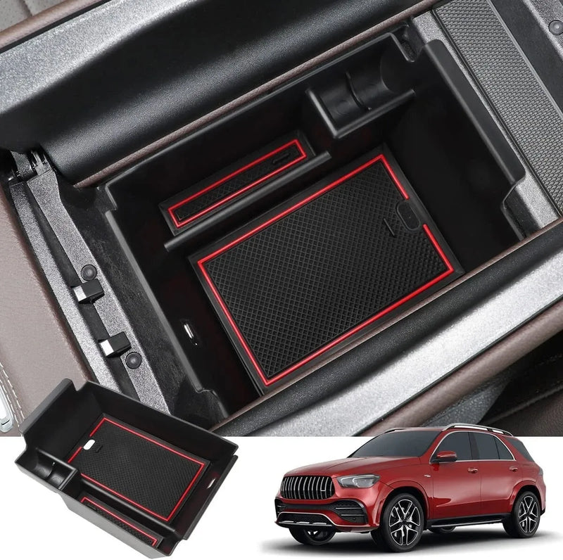 Car Console Organizer Tray for Mercedes Benz GLE 53 350 450 W167 GLS 450