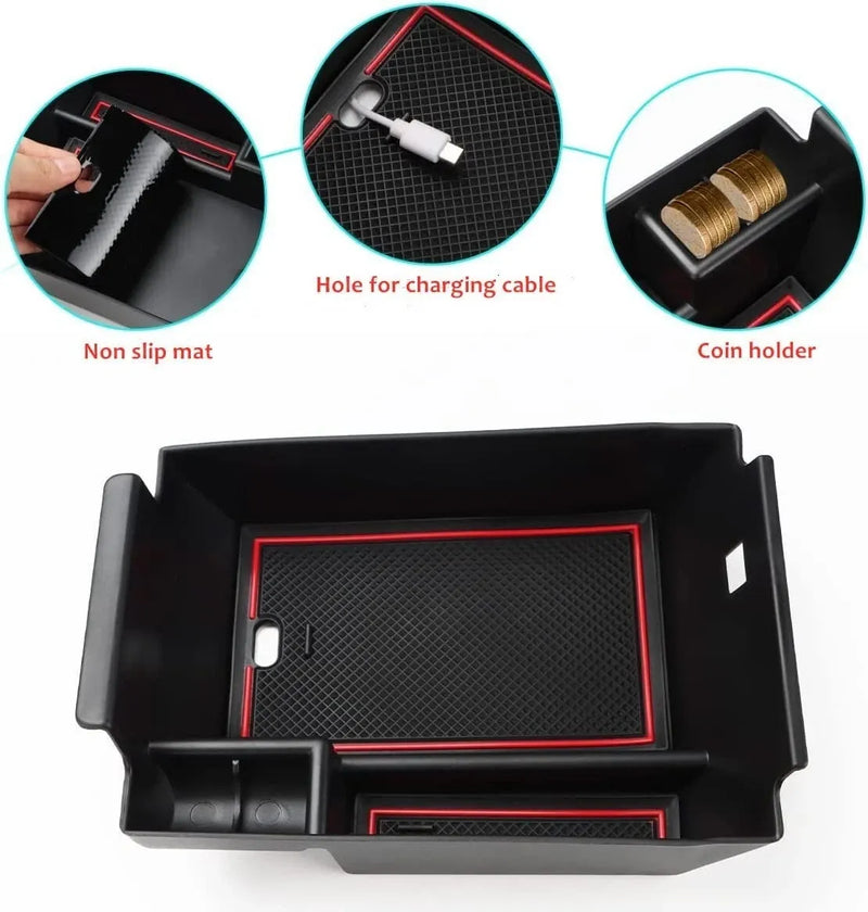 Car Console Organizer Tray for Mercedes Benz GLE 53 350 450 W167 GLS 450