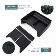 Car center console organizer tray with anti slip mats for VW ID4 2021 2022