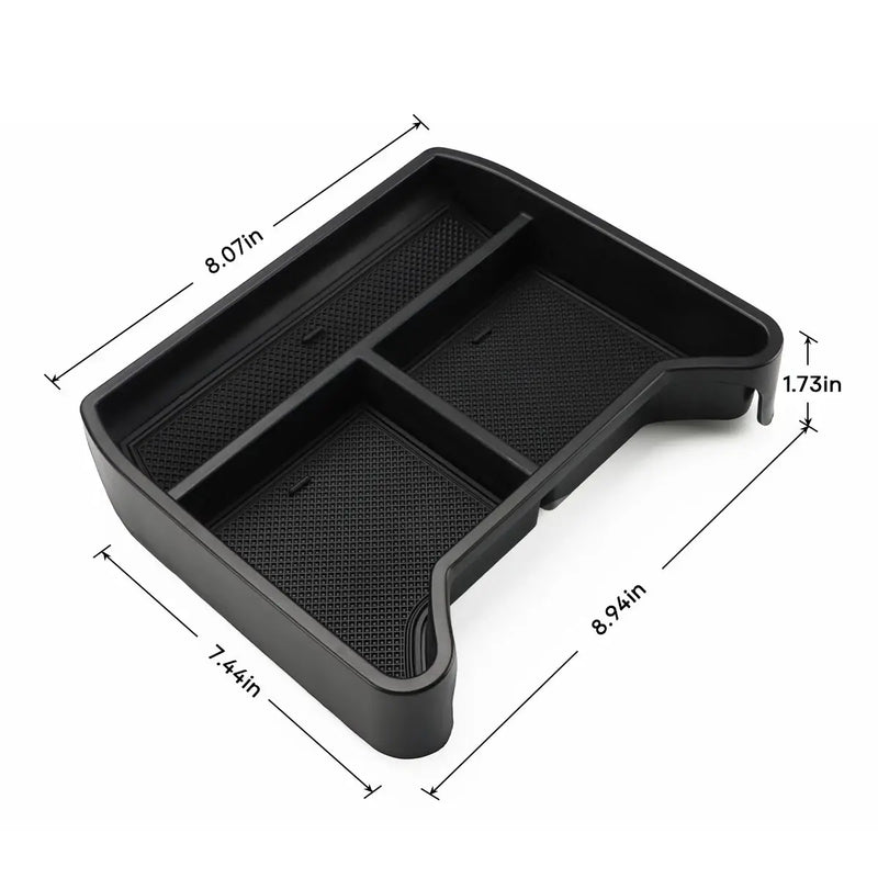 Car center console organizer tray with anti slip mats for VW ID4 2021 2022