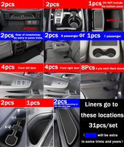 car door slot mats for Honda Pilot