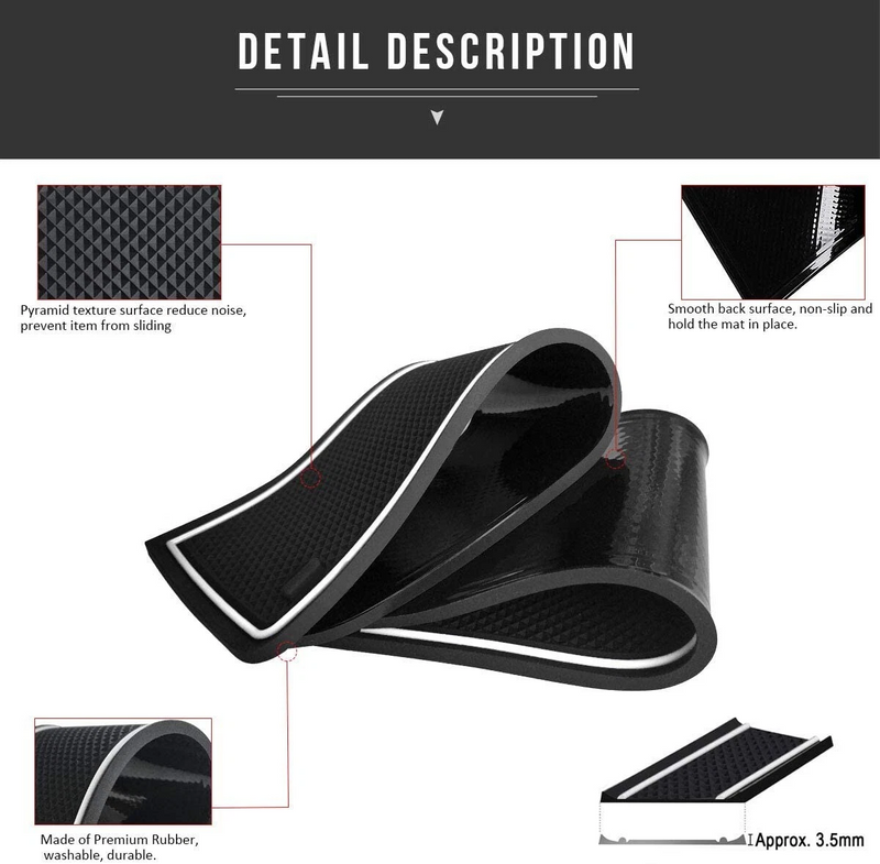 car door slot mats for Honda Pilot