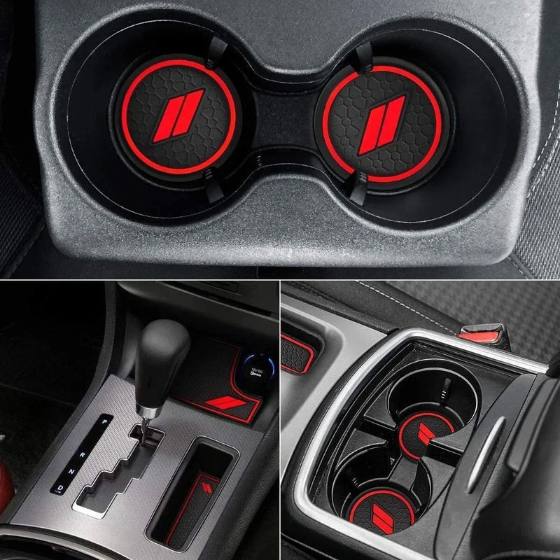 Car anti dust mats & switch knob decorative covers for Dodge Charger 2015-2023