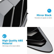 Car Rear Side Window Louvers Cover Trim for Kia K5 2023 2022 2021
