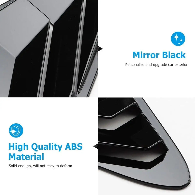 Car Rear Side Window Louvers Cover Trim for Kia K5 2023 2022 2021