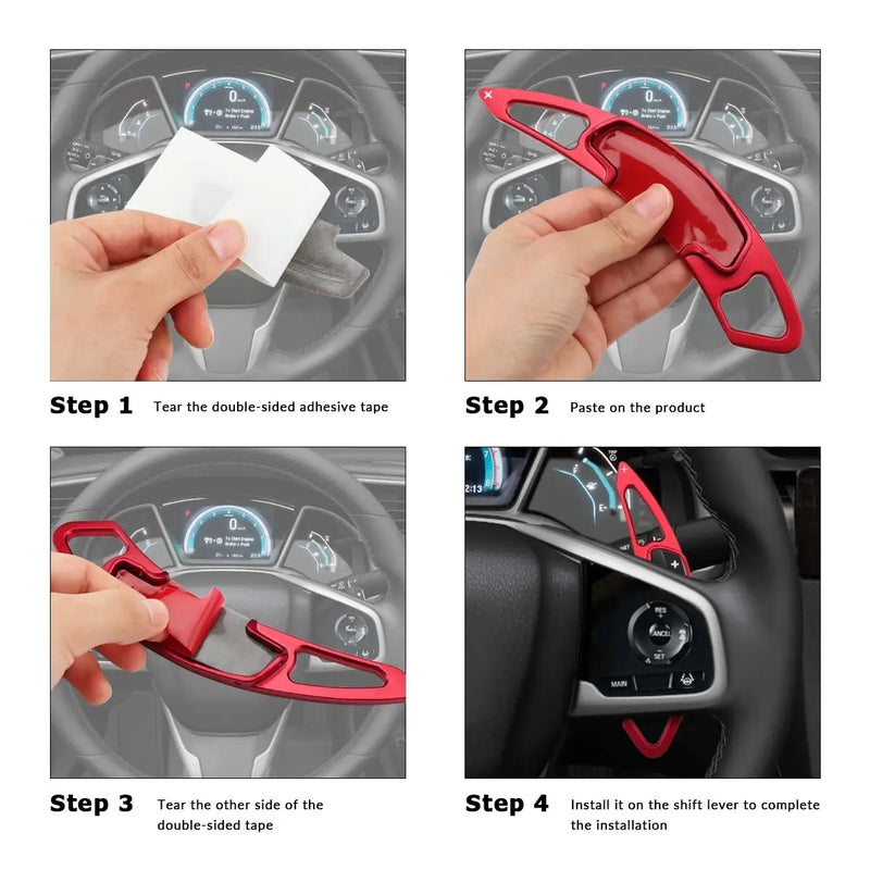 Car steering wheel paddle shifter extensions for Honda Accord & Honda Acura