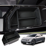 ABS center console storage tray installed inside Kia EV6 original armrest compartment