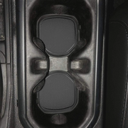 Finished silicone coaster fitted inside vehicle rear cup slot of Wrangler JL JLU and Gladiator JT