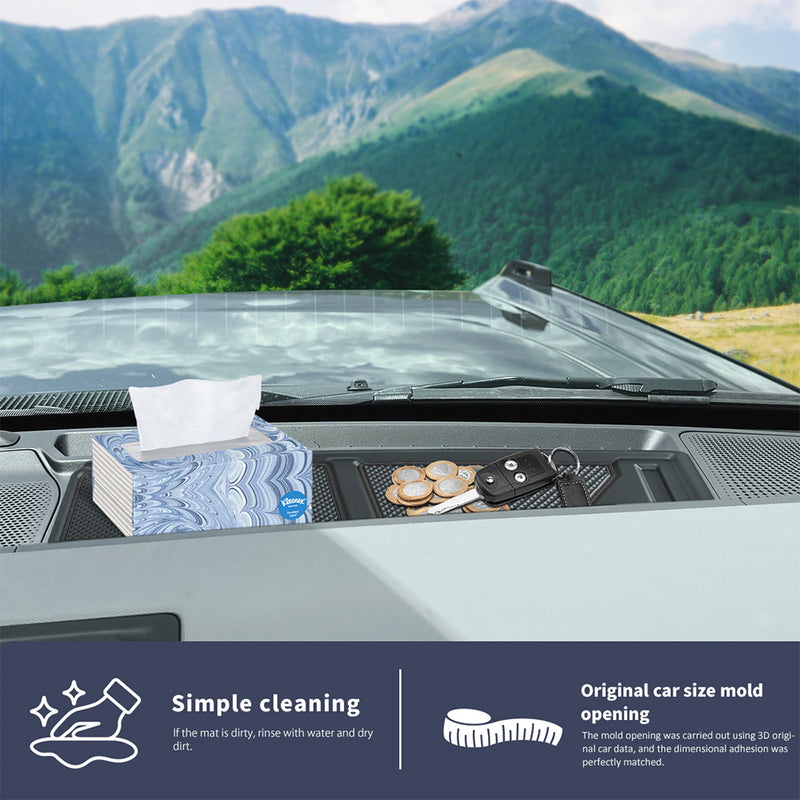 Custom Dashboard Mats for Ford Bronco with non-slip silicone material for interior protection