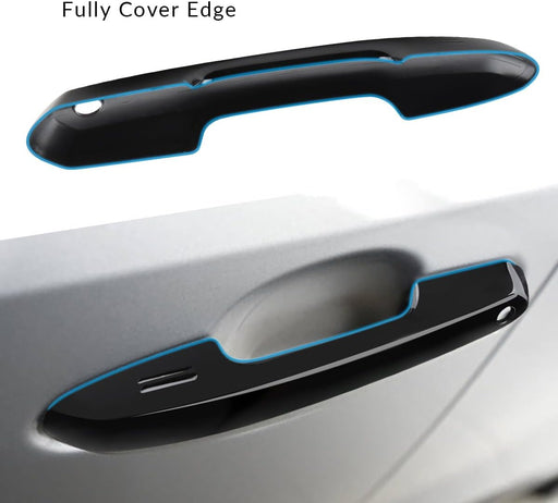 Door Handle Cover & Protector for Toyota Rav4, Highlander & Crown (2019-2025) – Protects from Scratches, Clip-On Design, Glossy Finish
