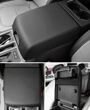 Installed armrest cover for Ford F150 center console armrest 2015-2020