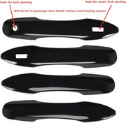 Glossy black ABS door handle cover
