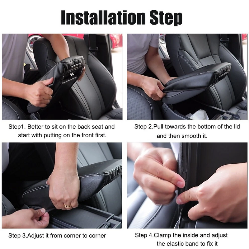 Step-by-step installation guide for Subaru Outback & Legacy armrest cover