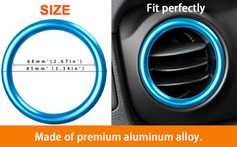 Close up of Aluminum Alloy air vent cover trim