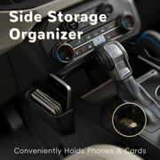 Shifter Storage Box for Ford Bronco 2021-2025, custom-fit organizer for 4/2-door automatic transmission, keeps essentials organized and within easy reach, durable and easy to install, not compatible with Bronco Sport