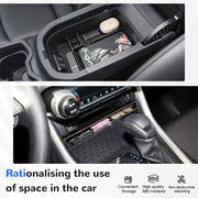 RAV4 anti-slip center console storage organizer keeps items tidy armrest storage organizer insert anti-slip mat 2019-2025