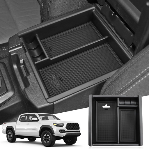 Car Center Console Organizer Storage Box for Toyota Tacoma 2016-2023
