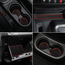 Load image into Gallery viewer, Auovo Cup Holder Console Liners for Jeep Wrangler JK 2011-2017
