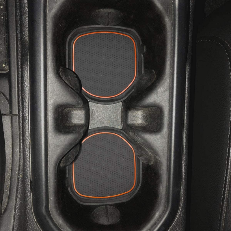 3D Cup Holder Coasters for 2018-2022 Jeep Wrangler JL JLU Gladiator